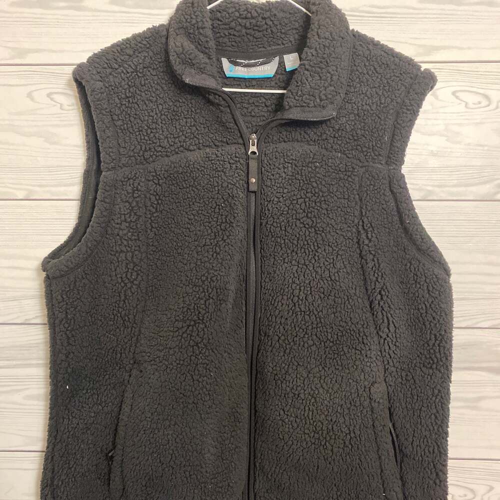 Free Country Fleece Vest Women’s Large • Outdoorcore Cabincore Fall Layering